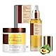 Collagen Hair Mask & Conditioner Öl Set, Maca Haarpflege Arganöl Tiefenreparatur Kollagen Haarmaske Für Sehr Trockenes Haar, Wiederherstellung Von Geschmeidigkeit Und Glanz, Für Alle Haartypen