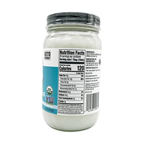 Spectrum Organic Virgin Coconut Oil, Unrefined, 14 Oz #TOP2