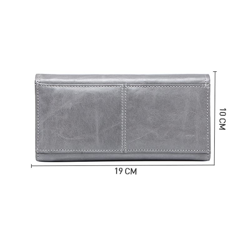 Wallets,Women Wallets with Coin Pocket Long Wallets Zipper Wallets with Card Holders Femal Purse (A 19 * 10cm)2