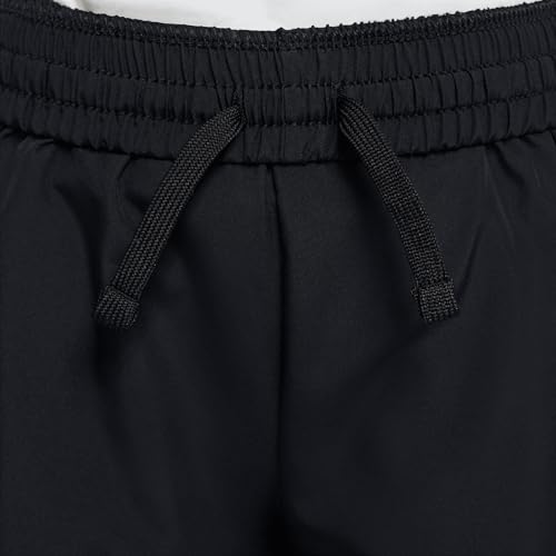 Nike Multi Big Kids' Dri-FIT 4" Woven Shorts (Black/White, HJ3742-010)4