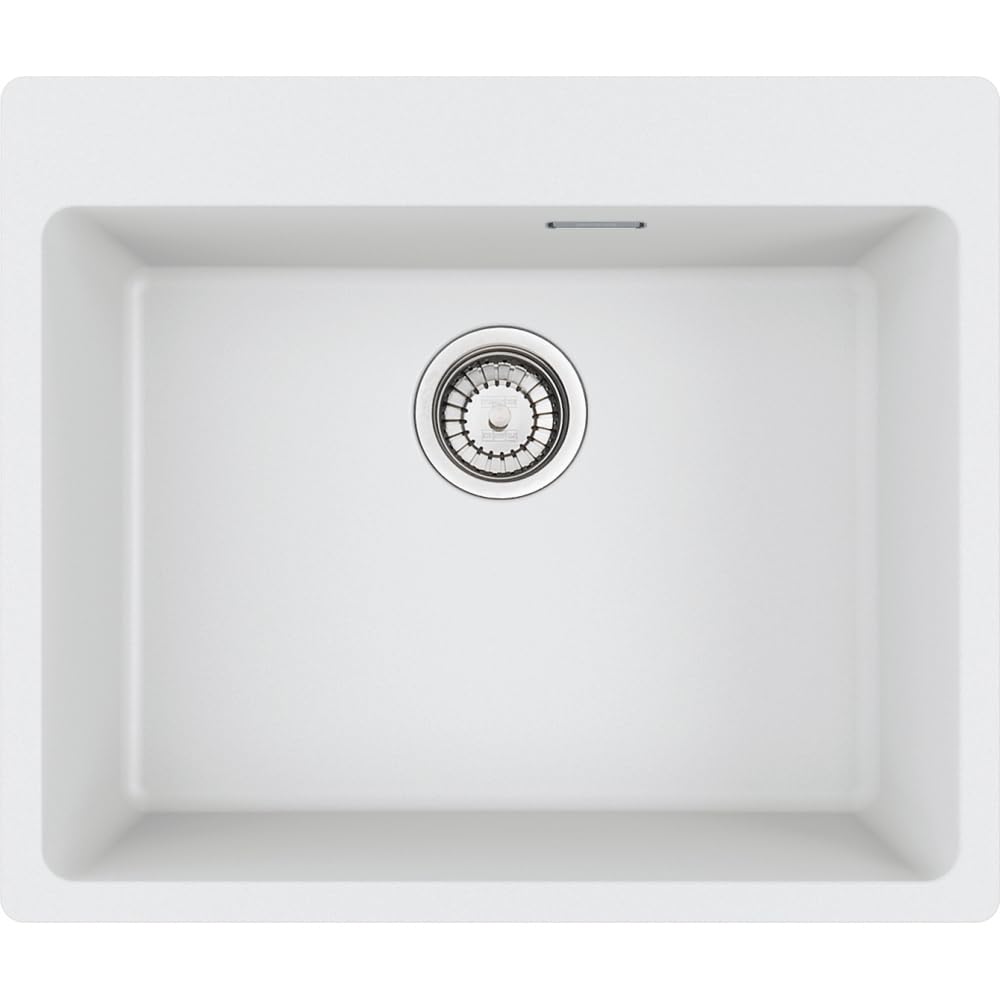 Franke MRG 610-54 FTL fregadero resistente a impactos de Fragranite blanco 1
