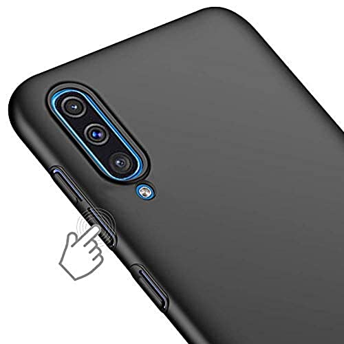Image of Mobile Back Cover Case for Samsung Galaxy A50 I A50S, Sm-A505F /Ds, Sm-A505Fn /Ds, Sm-A505Gn /Ds (Silicone Case|CameraProtection|Black SC1510)