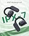 TAGRY Open Ear Headphones Bluetooth Ear Buds 80Hrs Playtime Wireless Earbuds IPX7 Waterproof Sport Headsets Bluetooth 5.3 Earphones for Workout Running Black
