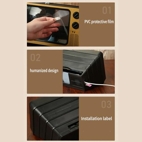 Proyector de video para teléfono inteligente con lupa de pantalla universal de alta definición 7