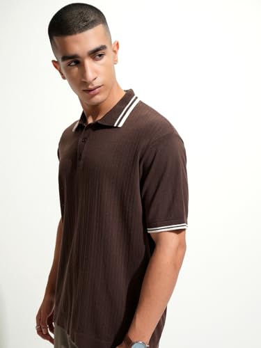 Image of Highlander Men's Polo Tshirt | Flat Knit | Regular Fit | Polo T-Shirt for Man
