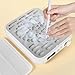 LIMEGIRL Nail Drill Dust Collector 3000RPM Vacuum Fan for Acrylic Nail Professional White Dust Extractor with 2 Reusable Filter and Nail File and Cleaning Brush for Salon & Home