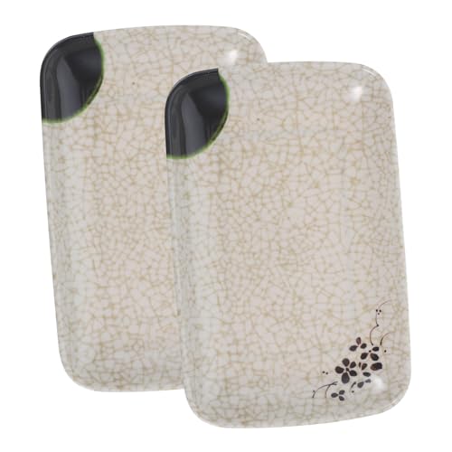 Platos rectangulares para sushi Garneck pack 2 piezas miniatura 1