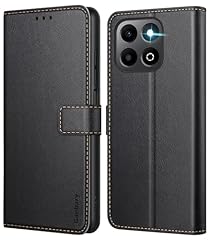 Ganbary Cover Compatibile con Honor X6b, Premium Pelle PU Flip Libro Custodia per Honor X6b [Protezione Completa] [Slot per Scheda] [Funzione di Supporto], Nero