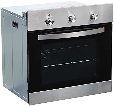 60cm Single Electric Fan Oven In Stainless Steel, Built-in/Under - SIA SO113SS