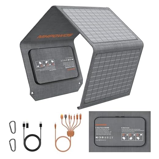 MHPOWOS 40W Faltbares Panel mit USB‑C
