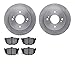 Dynamic Friction Company Rear Brake Rotors with 5000 Advanced Brake Pads 6502-67164