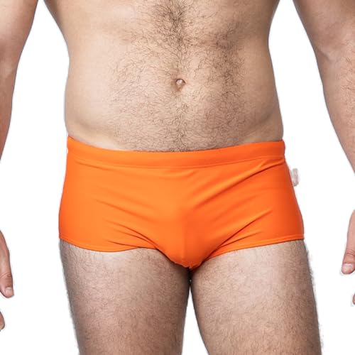 Taddlee Men's Swimwear Sexy Swim Briefs Bikini Board Surf Shorts Boxer Swimsuits Orange
