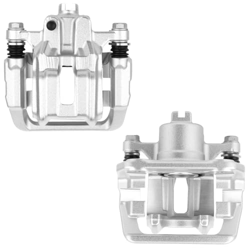 Image of SCITOO Rear Left+Right Brake Calipers With Bracket 19-B2588 19-B2589 Compatible For Acura CL 2001-2003 For Acura TL 1999-2008 For Honda Element 2003-2011
