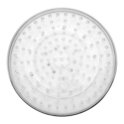Regadera redonda con luz LED RGB de 8 pulgadas