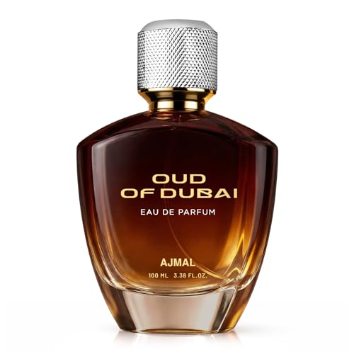 Ajmal Oud of Dubai Perfume for Men | 100ml Men Eau De Parfum | Perfume for Men with Oud, Woody & Musky Notes | Spicy Floral Fragrance | Versatile Office/Work Cologne