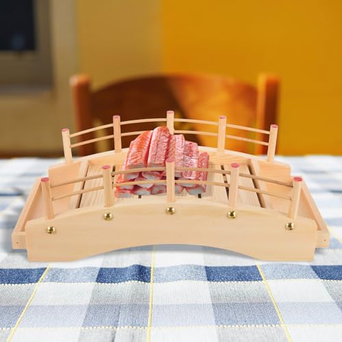 Plato puente de sushi madera 37x18.5 cm miniatura 6
