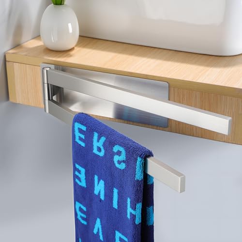 ZUNTO Porta Asciugamani da Parete, Autoadesivo Port Salviette Bagno, Doppio