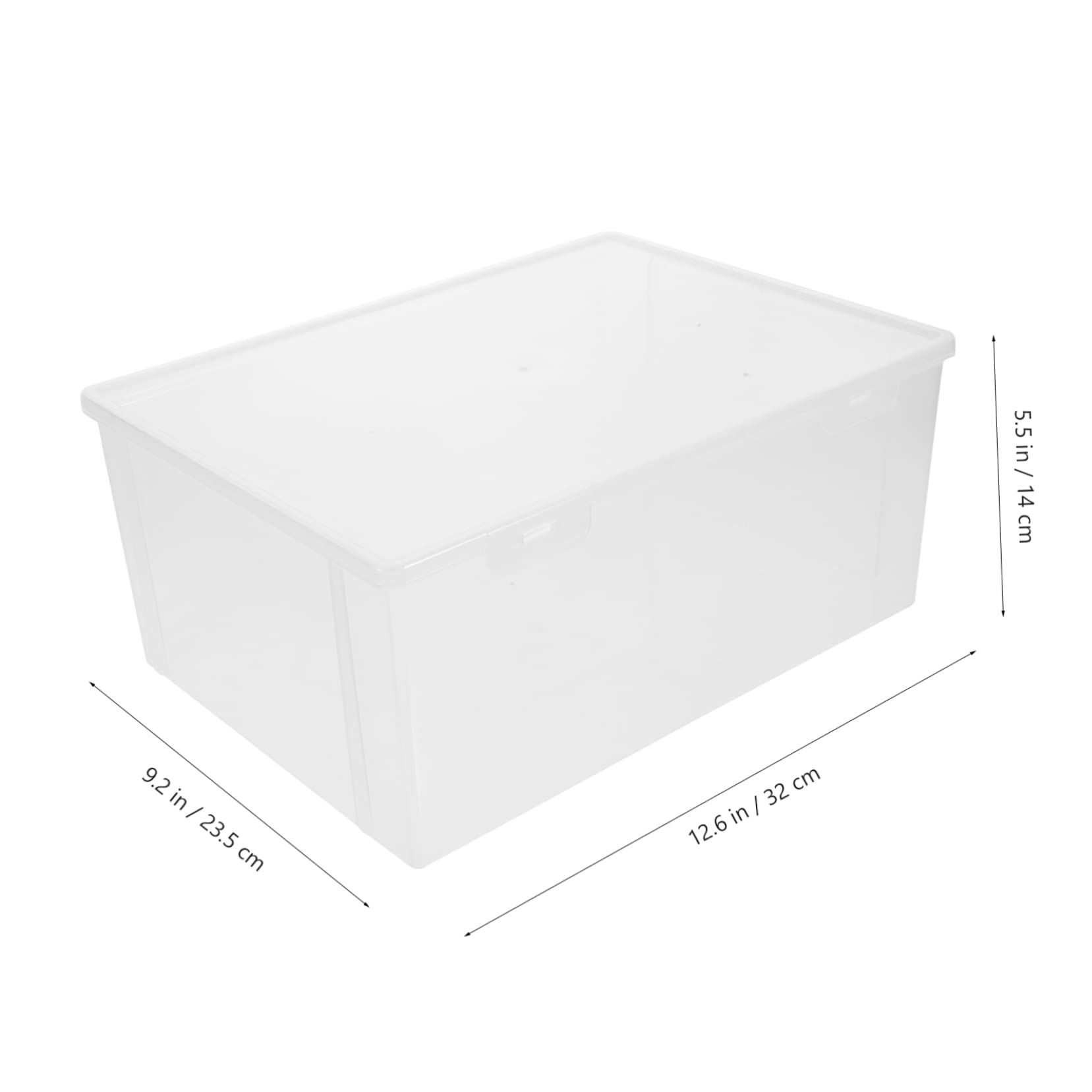 SOLUSTRE Shoe Storage Box Stackable Reusable Transparent Organizer for Shoes and Accessories Design for Easy Access Space Optimization for Closets Under Bed Storage