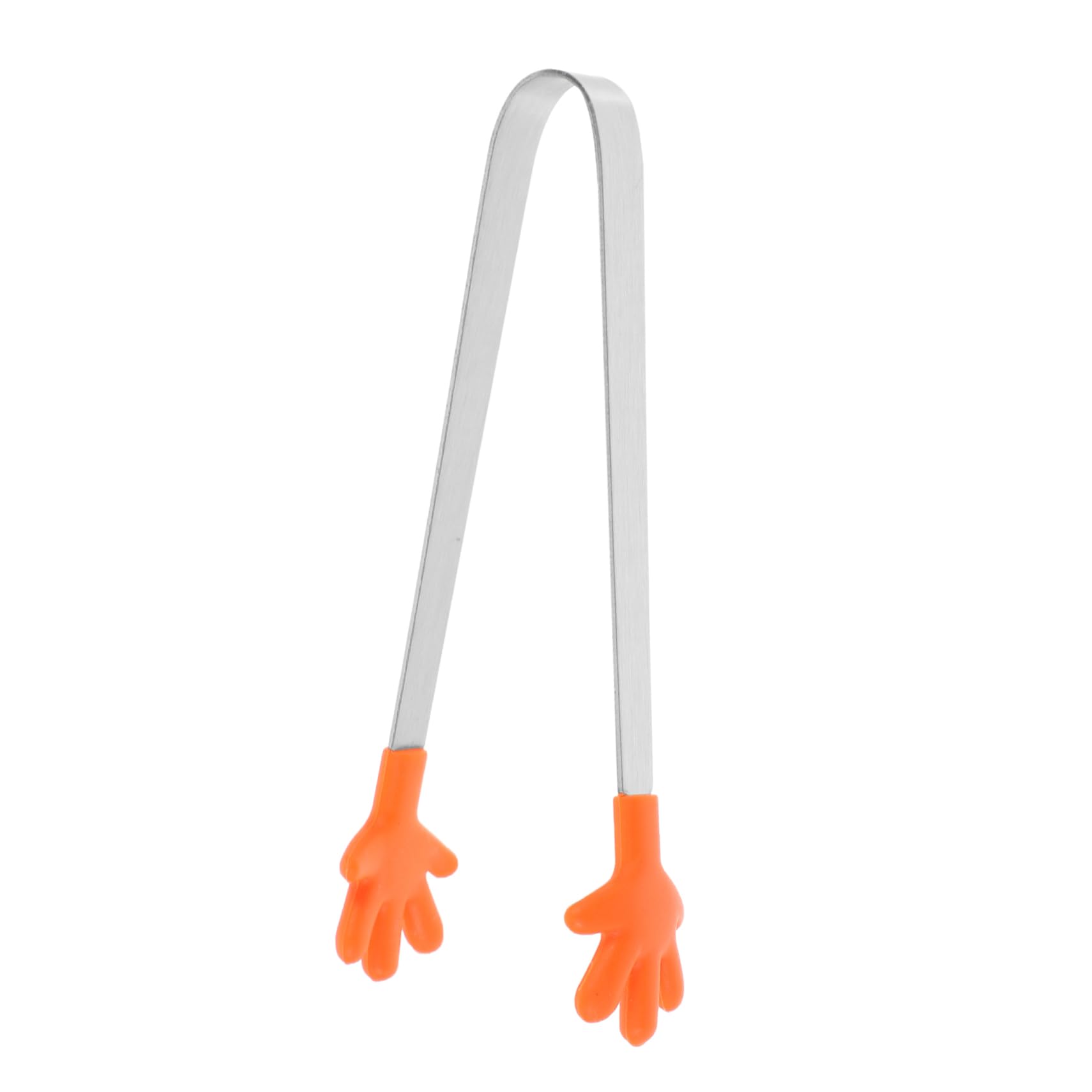 Unomor Convenient Food Tongs Multi Function for Ice Sugar Cubes and Snacks Sturdy Stainless Steel Design for and Kitchen Use