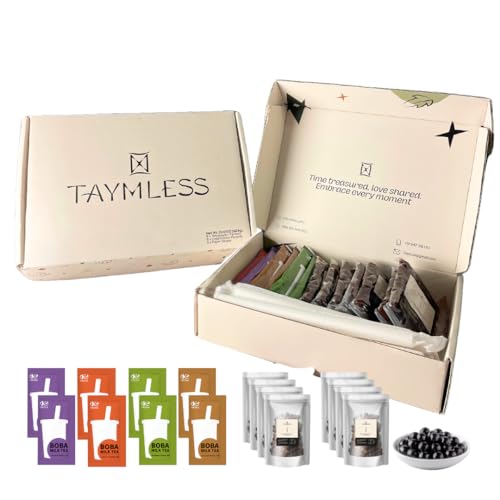 Taymless Premium Instant Boba Pearl Tea Kit cover