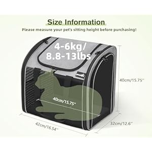 Pecute-Cat-Backpack-with-Widened-Interior-Space-Upgraded-Dog-Backpack-Carrier-with-various-ways-to-carry-Pet-Backpack-with-Breathable-Mesh-Pet-Travel-Carrier-with-Soft-Padded-Reinforced-Support - Cucciolini Doodles Pecute-Cat-Backpack-with-Widened-Interior-Space-Upgraded-Dog-Backpack-Carrier-with-various-ways-to-carry-Pet-Backpack-with-Breathable-Mesh-Pet-Travel-Carrier-with-Soft-Padded-Reinforced-Support