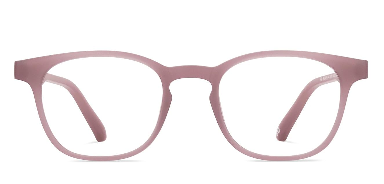 HUSTLR Zero Power Bluecut & Antiglare Computer Eyeglasses | Full Rim Square | As Seen On Shark Tank | Peyush Bansal Glasses | For Men & Women | Medium | LB E14058-W