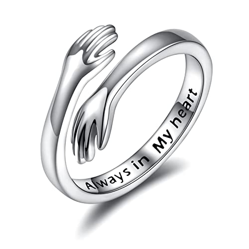 Bague mains câlins ajustable, solution pour un bijou sans erreur de taille