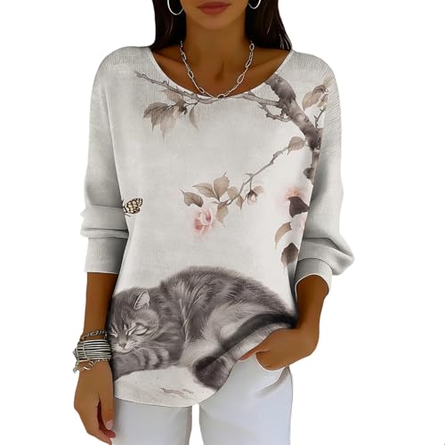 Vintage Floral Print Womens Tops Will Elevate Your Style Loose