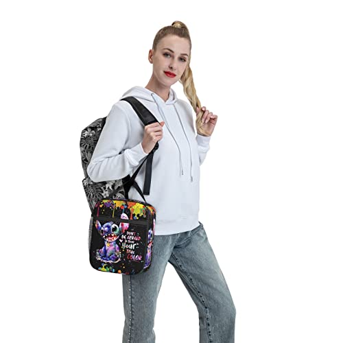 Cxjnekl Leakproof Durable Insulated Lunch Tote American Animated Anime Cartoon Lunch Bag Lunch Bags Cooler Container For Concerts Lunch Box Storage Organizer #TOP6
