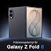 JETech 9H+ Front Schutzfolie für Samsung Galaxy Z Fold 8, 3 Stück