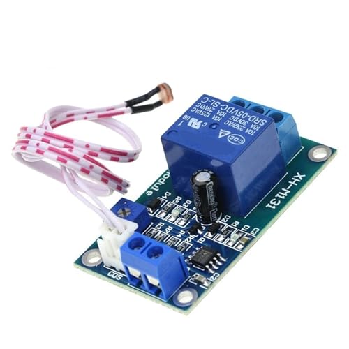 Sensor de detección fotorresistencia XH-M131 relé 10A interruptor de control de luz DC 5V 1 pieza 2