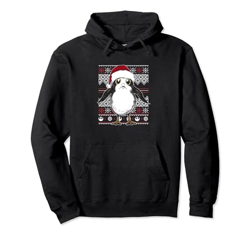 Image of Star Wars Porg Ugly Christmas Sweater Pullover Hoodie