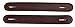 Pair of Havana Brown Leather Slotted Steamer Trunk Handles