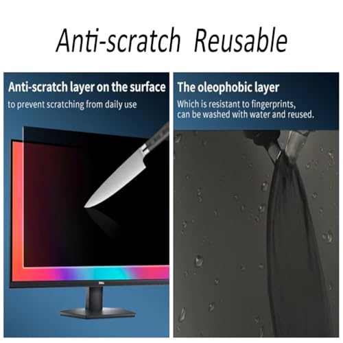 Protector de pantalla acrílico de 24" que protege tu privacidad 8