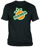 Desconocido Camiseta Mirinda Adulto/niño EGB ochenteras 80´s Retro (L, Negro)