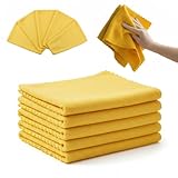 Premium Microfiber Towels – 5 Pack High Density Fibers for Fast Absorption & Deep Cleaning – Soft Touch Lint Free & Safe on All Surfaces – Reusable for Kitchen, Home, Car Cleaning