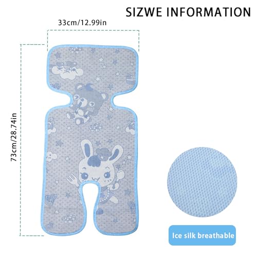 Atmungsaktive Sommer Sitzeinlage, Komfort Sitzauflage für Babyschale, Baby Sitzauflage Sommer, Baby Sitzauflage für Kinderwagen, Antischwitz für Kinderwagen, Atmungsaktive Sitzeinlage