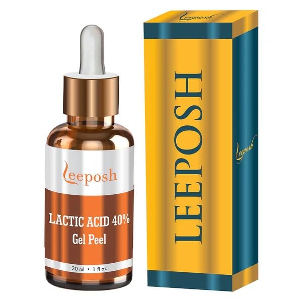 - LEEPOSH Gel Peel for Face, Skin Brightening & Anti-Ageing Treatment, Dark Spot Removal, 30ml (Lactic 40%, 30ML)
