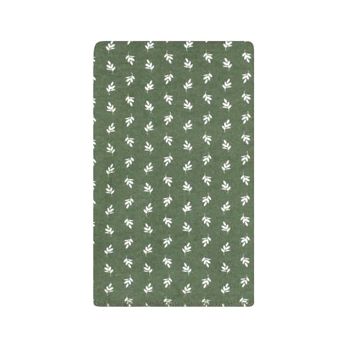 Image of Hudson Baby Unisex Baby Cotton Poly Flannel Burp Cloths, Eucalyptus 10-Pack, One Size