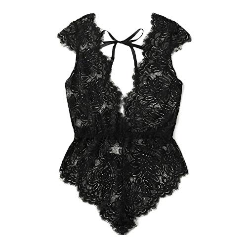 Body en dentelle chemise de nuit galbante contre les complexes nocturnes