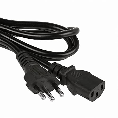 Gshield Cabo de Força 1,5 Metros 10A Bitola de 3 x 0,75mm para Computador e Monitor, Preto