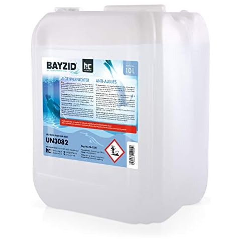 Höfer Chemie 10 L Pool Algizid Algenverhütung - Präventives Anti Algenmittel für Schwimmbad & Pool - gegen Algen Cover