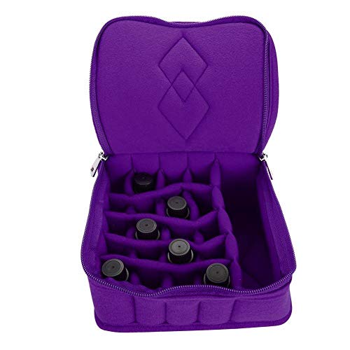 Sonew Huiles Essentielles de Stockage étui de Transport Sac étui de Transport d'huile Essentielle Young Living(Purple)