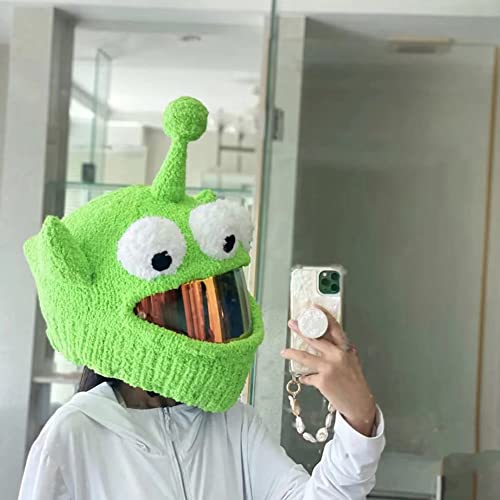 Allfra Cartoon Motorcycle Helmet Protective Cover,Motorcycle Full Helmet Cap Gift,Motorcycle Helmet Four Seasons Fun Accessories (Excluding Helmet),Pink #TOP1