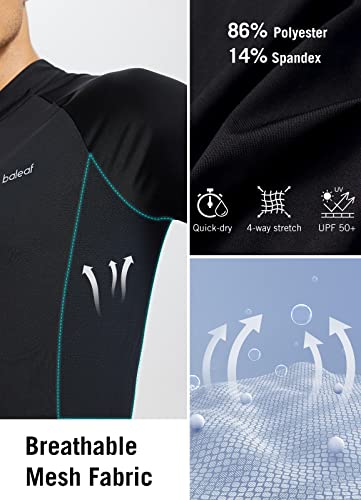 BALEAF Men's Cycling Jersey Long Sleeve Road Biking Bicycle Gear Mountain Bike Shirts Full Zip Pockets UPF50+ - Image 4