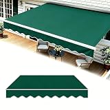 Telo Per Tende Da Sole Manuale 2.0m 2.5m 3.0m 3.6m 5m, Tessuto Di Ricambio Per Tende Da Sole Da Giardino Esterno, Tettoia Di Ricambio Retrattile Per Balcone(A,5x3.5ft/150x100cm)