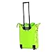 Olympia U.S.A. Fashion Rolling Shopper Tote, Lime Polka Dots