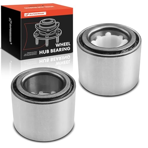 A-Premium 2 x Rear Wheel Bearing Compatible with Subaru Forester 1998-2008, Impreza 1993-2007, Legacy 1990-1999, Saab 9-2X 2005-2006, AWD Only