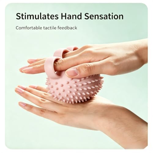 Image of Electric Hand Grip Strengthener Finger Exercise Ball, 3 Modes Vibration Therapy Ball with Magnetic Roller, Rechargeable Silicone Hand Squeeze Ball for Stroke Recovery, Arthritis, Carpal Tunnel & Stress Relief (1100mAh, 10Min Auto-Off)