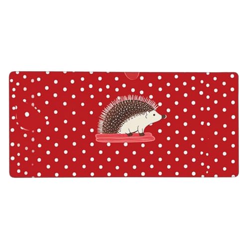 Tapis de souris de jeu antidérapant avec bords cousus durables